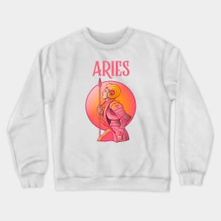 Aries Zodiac Beautiful Female Crewneck Sweatshirt